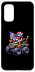 Galaxy S20 Patriotic Tiger 4th July Monster Truck American Case