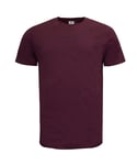 Puma x Les Benjamins Logo T-Shirt Casual Graphic Mens Top Burgundy 578532 96 Cotton - Size Medium