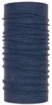 Buff Unisex Lightweight Merino Wool, Blue Melange, One Size
