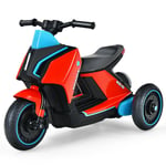 6V Kids Ride-On Scooter Electric Toddler Ride-On Motorcycle Multi-Media Kid Gift