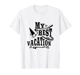 My Best Vacation Adventure Travel Beach Surf T-Shirt