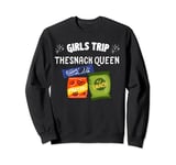 Girls trip Funny Snack queen persona squad girl Sweatshirt