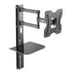 TV Bracket Wall Mount Universal 23" - 42" DVD xBox PS4 Shelf VESA LCD LED Plasma