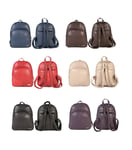 Girls Lorenz Small Round Faux Leather Backpack Single Strap School Uni Bag