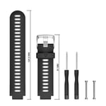 armband silikon Garmin Forerunner 735xt/220/230/235/Approach S20
