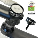 NC-17 Connect AirBox Support de Casque A | Support de vélo avec Protection antivol pour Apple AirTag | Uniquement pour vélos avec Casque A | avec Gravure Laser