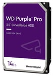 WD Purple Pro Surveillance 3.5" Internal HDD SATA 6Gb/s, 14TB - WD142PURP