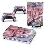 Kit De Autocollants Skin Decal Pour Console De Jeu Ps5 Corps Entier Anti-Rayures Dragon Ball Dragon, Version Cd-Rom T1846