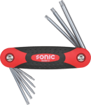 Torxnyckelsats Vikbar T8-T40 8 delar Sonic