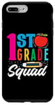 Coque pour iPhone 7 Plus/8 Plus 1st Grade Squad Back To School Sac à dos pour garçons