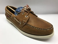 Sebago Docksides Leather Women's Shoe B58058 Chocolate Leather Size 8  NEW £70