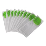 Paxanpax 2-03-381, PFC744 Compatible for Gtech Pro K9 Hygienic Type SMS Bags (Pack of 10), White & Green