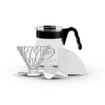 Hario V60 kaffebryggesett med plastbrygger