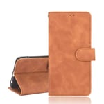 Wallet Case for Motorola Moto G30 Case, has Kickstand function and Card Slots with Magnetic Buckle Phone, Leather Phone Case Compatible with Motorola Moto G30-Brown