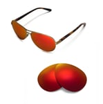 New Walleva Polarized Fire Red Lenses For Oakley Feedback Sunglasses