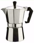 Small Espresso Coffee Maker Aluminum Italian Type Moka Pot Stove Home Office Use on Gas or Electric Stove 1 Cup
