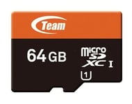 Carte mémoire du téléphone CL10 UHS-1 Mobile du microSDXC équipe 64GB