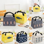 Pouch Adult Kids Lunch Box Cool Bag Food Storage Thermal Insulated Lunch Bag