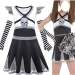 Halloween Cheerleading-uniformer för barn med gratis ärmöverdrag 150CM