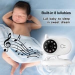 Baby Monitor Video 3.5in With Camera With Night 2 Way Audio Lullabies UK
