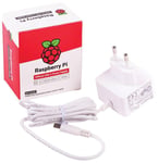 Official Raspberry Pi 4 USB-C PSU, EU White - RASPBERRY-PI