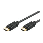 QNECT DISPLAYPORT CABLE 20 PIN PLUG TO 2