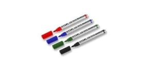 TDK CD/DVD 4 Colors Fine Liner High Quality Marker Pens Red, Green, Black, Blue