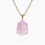 Caroline Svedbom Mini Drop Halsband / Soft Pink (Guld)