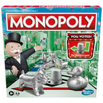 Monopoly Board Game, Family Time Games for Adults and Children, 2 to 6 Players, Strategy Fun for Kids, for Ages 8 and Up