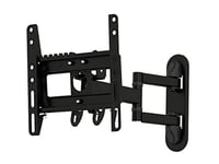 AVF EL204B-A Multi-Position Full Motion Long Extension TV Mount for 25-Inch to 40-Inch TV or Monitor, Black
