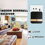 Power Dingdong Wireless WiFi Doorbell Chime Ring Door Bell Receiver Indoor Bell