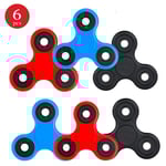 Cenocco Set med 6 sensoriska Fidget Spinner leksaker