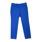 HUGO BOSS Chinos Blue Cotton Blend Size 48 VH 259
