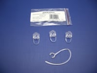 Plantronics Voyager Edge Clear Earbud ear Tip Kit SMALL 3 Pack + 1 ear Hook Loop