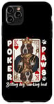 iPhone 11 Pro Max Poker Paws King of Hearts English setter dog lover Case