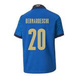 2020-2021 Italy Home Football Soccer T-Shirt (Kids) (Federico Bernardeschi 20)