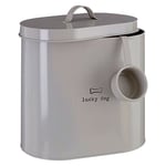 Premier Housewares Adore Pets Lucky Dog Food Storage Bin with Spoon, 6.5 L - Natural
