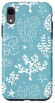 iPhone XR Coral Pattern, Sea Life Case