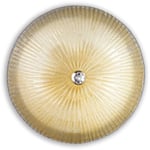 Shell, Loftslampe, Pl6, glas by Ideal Lux (D: 60 cm. x H: 20 cm., Rav/Hvid)