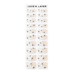Love'n Layer Night Sky White Självhäftande nagellack