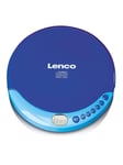 Portable CD player in blue - CD player
