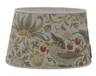 Strawberry thief skärmar ochre oval William Morris (20cm)