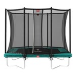 BERG Ultim Favorit Regular 280 9ft x 6ft Green Trampoline an...