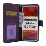 New Standcase Wallet Motorola Moto G9 Play (Lila)
