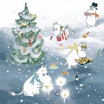 Mumin Julkort med kuvert - Mumintrollens jul (Fraktfritt)