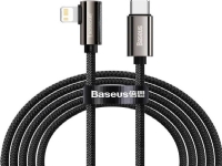 Baseus USB cable Baseus Legend Series USB-C to Lightning angled cable, PD, 20W, 2m (black)