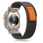 Tech-Protect Nylon Delta Klockarmband Apple Watch 4/5/6/7/8/9/SE/Ultra 1/2 - Svart