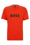 BOSS Mens T-Shirt RN Logo T-shirt in organic cotton