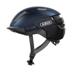 ABUS Casque de vélo Purl-Y ACE avec lumière LED - adapté aux trajets en VAE et Speed Bike - casque de protection NTA tendance pour adultes et adolescents - bleu, taille L