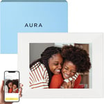 Aura Cadre Photo numérique Mason Wi-FI - 9 Pouces | Le Meilleur Cadre numérique à Offrir | Envoyez Vos Photos Depuis Votre téléphone | Installation Rapide et Facile grâce à l’Application